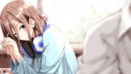 Desktop wallpaper. Nakano Miku