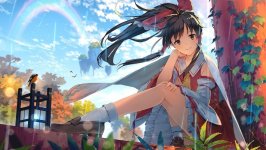 Desktop wallpaper. Hakurei Reimu