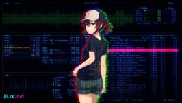 Desktop wallpaper. Misaka Mikoto