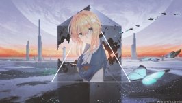 Desktop wallpaper. Violet Evergarden