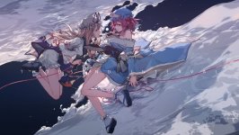 Desktop wallpaper. Saigyouji Yuyuko & Yakumo Yukari