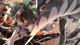 Desktop wallpaper. Utsuho Reiuji