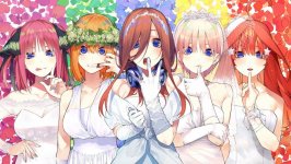 Desktop wallpaper. The Quintessential Quintuplets