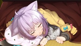 Desktop wallpaper. Nekomata Okayu