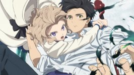 Desktop wallpaper. Kotoko Iwanaga & Kuro Sakuragawa