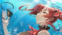 Desktop wallpaper. Houshou Marine