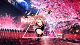 Desktop wallpaper. Sakura