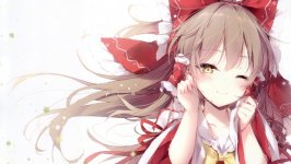 Desktop wallpaper. Hakurei Reimu