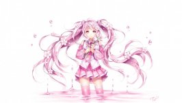 Desktop wallpaper. Hatsune Miku