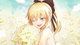 Desktop wallpaper. Saber Lily