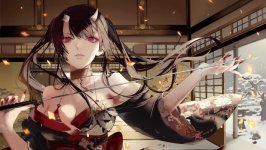 Desktop wallpaper. Demon Girl