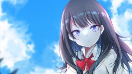 Desktop wallpaper. Rikka Takarada