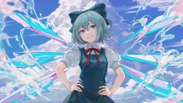 Desktop wallpaper. Cirno