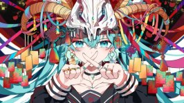 Desktop wallpaper. Hatsune Miku