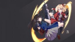Desktop wallpaper. Lycoris Recoil