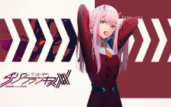 Desktop wallpaper. Zero Two