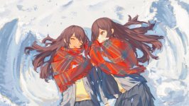 Desktop wallpaper. Amana Osaki & Tenka Osaki