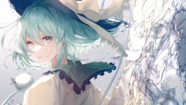 Desktop wallpaper. Koishi Komeiji
