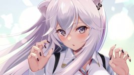Desktop wallpaper. Shishiro Botan