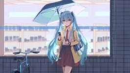 Desktop wallpaper. Hatsune Miku