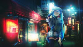 Desktop wallpaper. Hatsune Miku