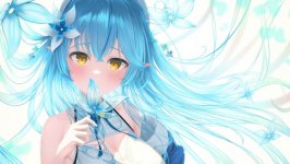 Desktop wallpaper. Yukihana Lamy