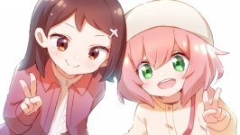 Desktop wallpaper. Becky & Anya