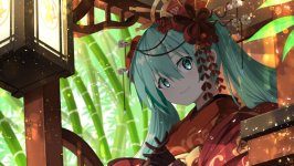 Desktop wallpaper. Hatsune Miku