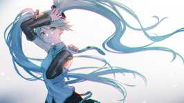 Desktop wallpaper. Hatsune Miku
