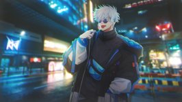 Desktop wallpaper. Satoru Gojo