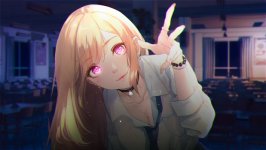 Desktop wallpaper. Marin Kitagawa