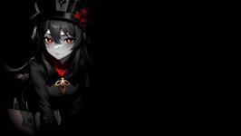 Desktop wallpaper. Hu Tao