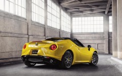 Desktop wallpaper. Alfa Romeo 4C Spider 2015. ID:53170