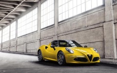 Desktop wallpaper. Alfa Romeo 4C Spider 2015. ID:53171