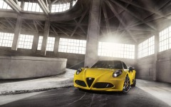 Desktop wallpaper. Alfa Romeo 4C Spider 2015. ID:53172