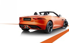 Desktop wallpaper. Jaguar F-TYPE S Firesand 2013. ID:56381