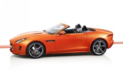 Desktop wallpaper. Jaguar F-TYPE S Firesand 2013. ID:56382