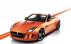 Desktop wallpaper. Jaguar F-TYPE S Firesand 2013. ID:56384