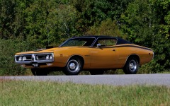 Desktop wallpaper. Dodge Charger 500 Super Bee Hemi 1971