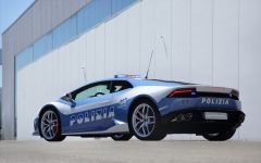 Desktop wallpaper. Lamborghini Huracán LP 610-4 Polizia 2015. ID:57212