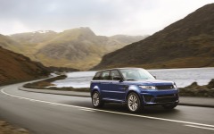 Desktop wallpaper. Land Rover Range Rover Sport SVR 2015. ID:57589