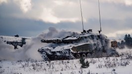 Desktop wallpaper. Leopard 2A4M CAN