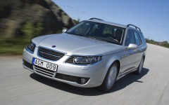 Desktop wallpaper. Saab 9-3 Biopower 2008. ID:18560