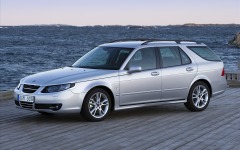 Desktop wallpaper. Saab 9-3 Biopower 2008. ID:18563
