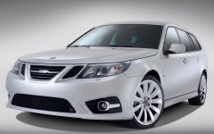 Desktop wallpaper. Saab 9-3 Griffin Sport Combi Aero 2011. ID:61664