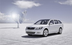 Desktop wallpaper. Skoda Octavia Green E Line Concept 2010. ID:18063