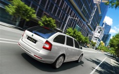 Desktop wallpaper. Skoda Octavia Green E Line Concept 2010. ID:18067