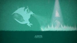 Desktop wallpaper. Winter Wyvern