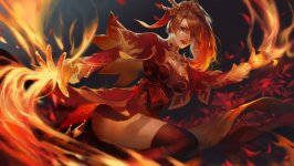 Desktop wallpaper. Lina