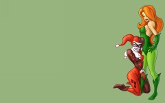 Desktop wallpaper. Harley Quinn, Poison Ivy